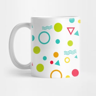 Patrón geométrico colorido Mug